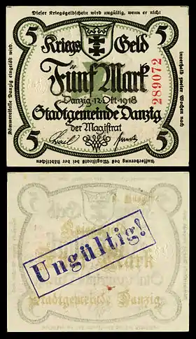 DAN-7-Danzig City Council-5 Mark (1918).jpg