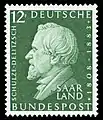 Stamp commemorating Schulze-Delitzsch's 150th birthday.