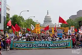 Demonstrators in Washington, DC