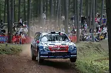 Sordo at the 2006 Rally Japan