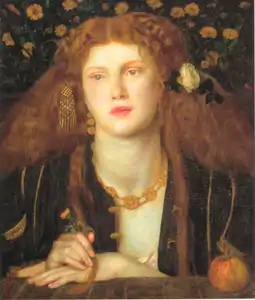 Dante Gabriel Rossetti, Bocca Baciata, 1859