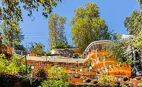 A cafe in Darband.