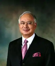 Image 13Malaysia's former Prime Minister Najib Razak was found guilty in the corruption trial over the multi-billion-dollar 1MDB scandal. He is currently serving his sentence in Kajang Prison. (from Political corruption)