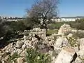 The ruins of Dayr Aban overlooking Beit Shemesh