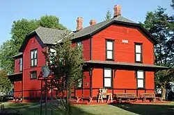 DeWitt Museum in Prairie City, Oregon, a former SVR passenger station