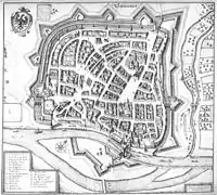 Imperial City of Schweinfurtin Topographia Franconiae 1656