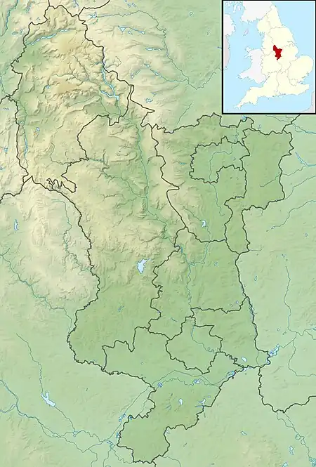 Derwent Reservoir is located in Derbyshire