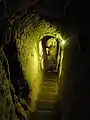 Staircase in the underground town of Derinkuyu, Cappadocia, Turkey