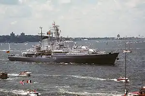 Deutschland (A59) in New York City harbor