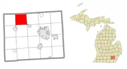 Location within Washtenaw County