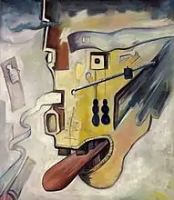 Dialogue (1995), oil in canvas, 80 x 100 cm