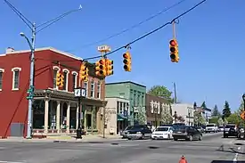 Downtown South Lyon along Pontiac Trail