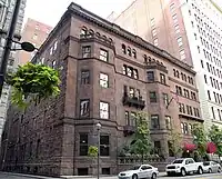 Duquesne Club, built from 1887 to 1889, in downtown Pittsburgh, Pennsylvania (with an addition by Alden & Harlow in 1902).