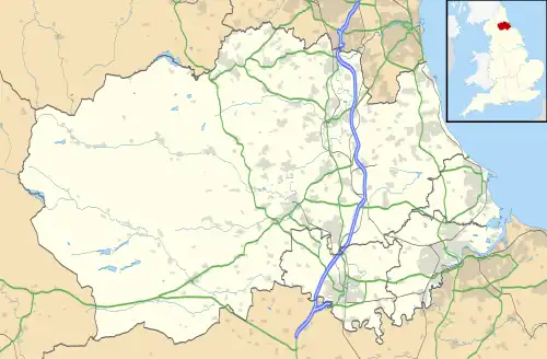 Thornley is located in County Durham