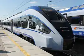 Pesa Dart train manufactured by PESA SA.