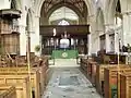 Pews in the nave