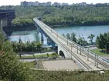 Dudley B. Menzies Bridge (LRT and pedestrian bridge) over North Saskatchewan River in Edmonton