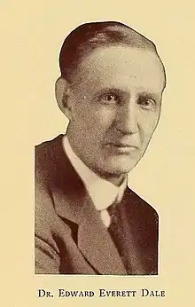 Edward Everett Dale, circa 1924