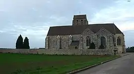 The church in Le Plessis-Placy