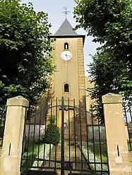 The church in Saint-Marcel