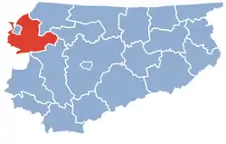 Location within the voivodeship