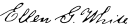 Ellen G. White's signature