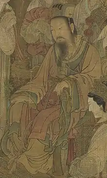 A Song dynasty period painting of Emperor Wen of Han in bianfu.