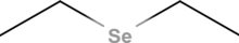 skeletal model of Diethyl selenide