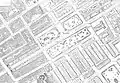 The East and West Euston Square Gardens at the centre of an 1874 Ordnance Survey map