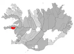 Location of Eyja- og Miklaholtshreppur