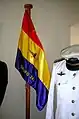 Spanish Republican Air Force 2a Escuadrilla, Grupo 24 standard and pilot's summer uniform. La Sénia Museum