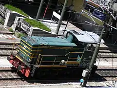 FS class 245 locomotive at the station.