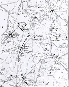 Detail of Falls Map 9 shows the EEF approaching Junction Station