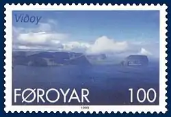 Stamp FR 349 of Postverk Føroya (issued: 25 May 1999; photo: Per á Hædd)