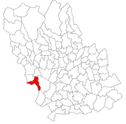 Location in Prahova County