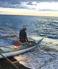 A local fisherman in Bugasong is set to hurdle the waves