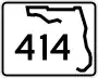 State Road 414 marker