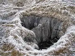 Fluted pothole, England