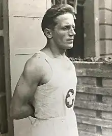 Swiss Olympic Wrestler of 1928 Olympics in Amsterdam