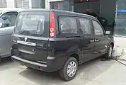 Pre-facelift Foton Midi LWB rear view in China