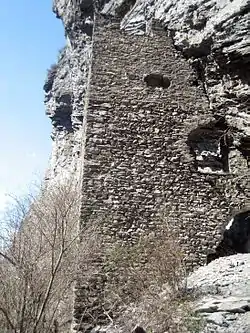 Fracstein castle from the south