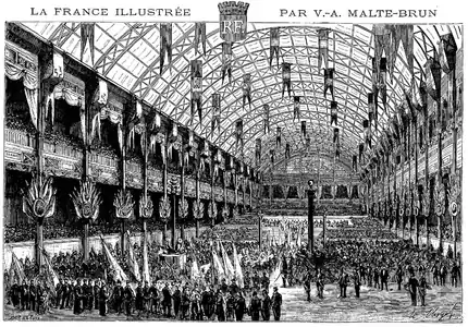 Interior of the Palais de l'Industrie