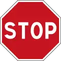 Stop, give way