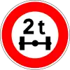 Axle weight limit