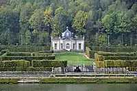 The Gardens, seen from the other side of the Meuse