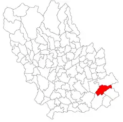 Location in Prahova County