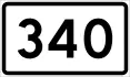 County Road 340 shield