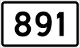 County Road 891 shield