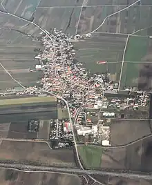 Aerial view of Göttlesbrunn