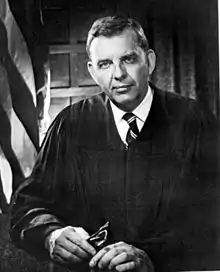 G. Harrold Carswell '48, Judge of the United States Court of Appeals for the Fifth Circuit and unsuccessful nominee to the United States Supreme Court, 1970.